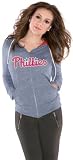 Philadelphia Phillies Women's Tried and True Tri-Blend Full-Zip Hoodie - by Alyssa Milano