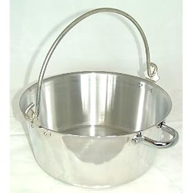 Lets Cook Maslin Pan 30cm 7 litre for Traditional Jam Making and Preserves and Fruit