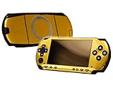 PlayStation Portable 1000 (PSP) Skin - NEW - BRUSHED GOLD system skins face ....