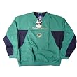 Miami Dolphins NFL Crew Neck Nylon Pullover (Teal)