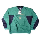 Miami Dolphins NFL Crew Neck Nylon Pullover (Teal)