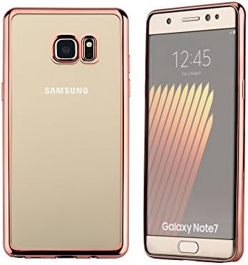 Galaxy Note 7 Case, IROSE Note 7 Case TPU Protective Shock Absorbing Case Cover for Samsung Galaxy Note7 2016 (Rose Gold)