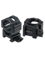 From Amazon.com. Click for details:
 UTG Max Strength Picatinny Rings (2-Pieces 1-Inch Diameter, Medium Profile, Full Size) UTG Max Strength Picatinny Rings (2-Pieces 1-Inch Diameter, Medium Profile, Full Size)