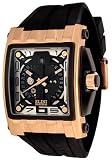 ELINI Watches:Men's Captain Automatic Black Silicone