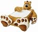 Incredibeds Teddy Bear Bed Cover, Twin, Brown