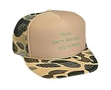 Moms: they're like dads only smarter Adult Mesh Back Cap / Hat Brown Camo