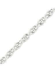 Sterling Silver Cable Bracelet - 7.75 Inch