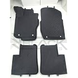 2006-2012 Mercedes Benz ML-CLASS Custom Rubber Black Floor Mats Complete Set by Black Series