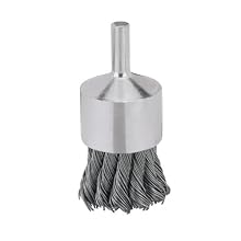 DEWALT DW4902 1-Inch by 1/4-Inch High Performance Carbon Knot Wire End Brush, 0.020-Inch Wire