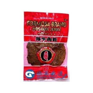 Formosa Brand Hot Beef Jerky 6 Oz