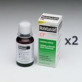 Robitussin CF Non-Drowsy Cough Syrup Cough Suppressant, Expectorant and Nasal Decongestant for Adults and Children VALUE PACK Two Eight Oz Bottles For a 16 oz TOTAL