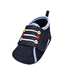 C-Princessベビーシューズ ファーストシューズ ルームシューズ 子供靴 新生児 赤ちゃん キッズ 女の子 男の子 滑り止め 柔らかい (12cm, Cネイビー)