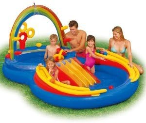 Intex 117-by-76-by-53-Inch Rainbow Ring Pool Play Center (japan import)