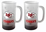 Kansas City Chiefs Frosted Mug (16-Ounce, Set of 2)