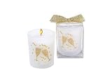 Gold Flutes Glitter Candle - Baby Shower Gifts & Wedding Favors