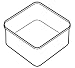 Loose Base Square Cake Tin