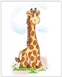 Jungle Art Collection - Giraffe - Childrens Wall Art, Kids Wall Art, Nursery Wall Art