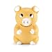 Unique Novelty Animated Hog Pig Design Cigarette Cigar Smoking Pipe Refillable Butane Jet Torch Flame Pocket Lighter With Funny Pig Singing sound