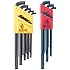 Bondhus 20599 0.050 - 3/8-Inch and 1.5 - 10mm Stubby Ball End Hex Key Double Pack