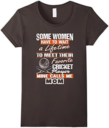 Women's Cricket Mom T-shirt Medium Asphalt