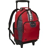 High Sierra Axle Wheeled Backpack (Red, Charcoal)