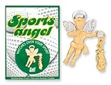 Sports GOLF ANGEL Crystal Tac Pin w/ Dangling Golf Bag