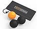 NEAT ATHLETE Single and Double lacrosse style premium massage ball SET for myofascial release and trigger point therapy. FREE exercise guide and LIFETIME GUARANTEE.