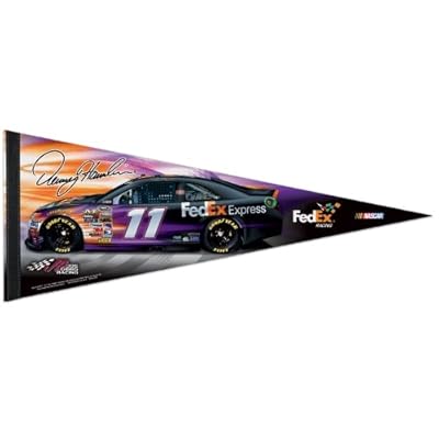 NASCAR Denny Hamlin Premium Quality Pennant, 12 x 30-Inch