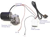 Wondermotor Variable Speed Electric Gear Motor 12VDC Max. 50RPM