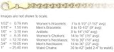 0.8mm round wheat gold chain available in necklace, bracelet and anklet lengths (14K Solid Gold)