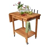 John Boos & Co. Deluxe Culinary Kitchen Cart - QCL