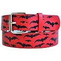 Blue Banana Bat Print Belt