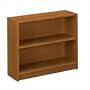 HON 1870 Series Bookcase, 3 Shelves, 36w x 11-1/2d x 36-1/8h, Henna Cherry
