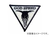 カドヤ/KADOYA ゴッドスピードワッペン No.8533 カラー: シルバー×ブラック god