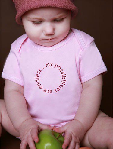 Pondur Baby Organic Pink Onesie