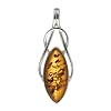 Nature d'Ambre - 3160742 - Pendentif Femme - Argent 925/1000 - Ambre