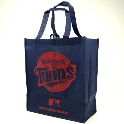 Buy MINNESOTA TWINS OFFICIAL REUSABLE SHOPPING GROCERY BAG (2) by Forever Collectibles