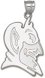 Duke Blue Devils Solid Sterling Silver Iron Duke Face Giant Pendant