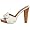 Steve Madden Women's Crunk Sandal,White Leather,8 M
