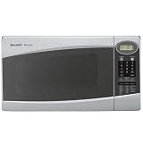 Sharp R-308JS 1100 Watts Mid Size Microwave, silver