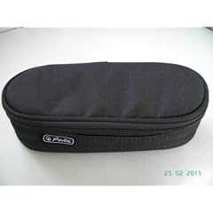Herlitz Faulenzer schwarz :Federtasche,Federmappe, Etui f�r die Schule,Sch�leretui,M�ppchen