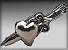 Silver Star "Dagger" Chrome Metal Belt Buckle