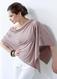 Eco-friendly Maternity and Nursing Poncho - Choose from Muted Mauve or Grunge Colors