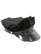 Black Chauffer Hat Police Uniform Hat Black Hat Accessorry Theatrical Production