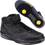 Nike - Nike Air Force 25 Premium Men's Basketball Shoes (Black-Varsity Maize / yellow)