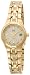 Citizen Women's Eco-Drive WR100 Gold-Tone Stainless Steel Watch #EW1242-52P