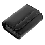 GTMax Universal PU Leather Pouch Case - Black for Canon PowerShot ELPH 300 HS 100 HS SD630 SD1300 IS SD1400 IS SD3500 IS SD4000 IS SD4500 IS ELPH 110 HS 530 HS ELPH 520 HS; Samsung MV800 ST76 DV300F; Sony TX55 TX66 TX20 WX50 WX70 W650 W610 W620 TX200V W560 W570 W530 W510 TX10 TX9 TX7 TX5 TX1 T99 TX100V T110