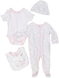 Vitamins Baby 4 pc Sleep & Play Set, Pink, 3M