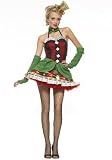 2PC Casino Cocktail Lady Luck Sexy Holiday Party Costume