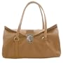 Prada Leather Handbag Br2613 - Camel